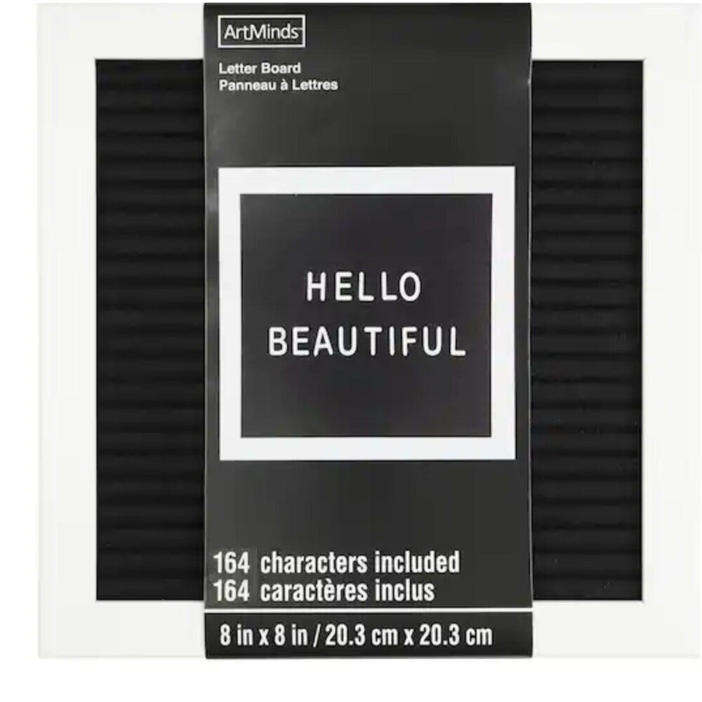 Black Letter Board with White Letters NEW